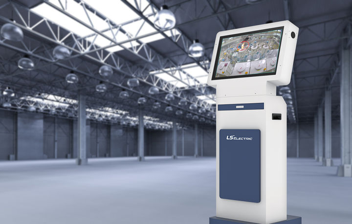 [서울=뉴시스]LS일렉트릭은 산업 자동화 분야에서 쌓아 온 산업 현장 안전시스템 노하우에 AI솔루션을 더한 스마트 안전관제 플랫폼 ‘LS SHE(Safety·Health·Environment) with AI’를 출시했다. 사진은 ‘LS SHE(Safety•Health•Environment) with AI’ 키오스크 이미지 (사진=LS일렉트릭 제공) photo@newsis.com *재판매 및 DB 금지