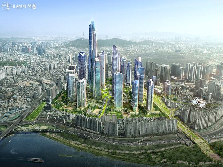 용산국제업무지구 개발 조감도. (자료=서울시 제공) *재판매 및 DB 금지