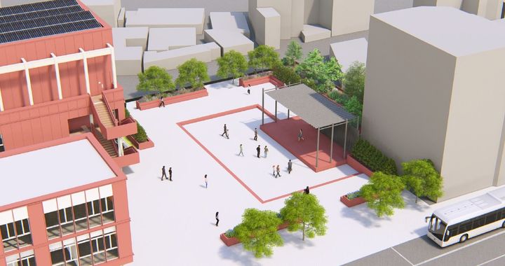 야외 공연장(옛 아카데미극장 부지) 조감도. *재판매 및 DB 금지