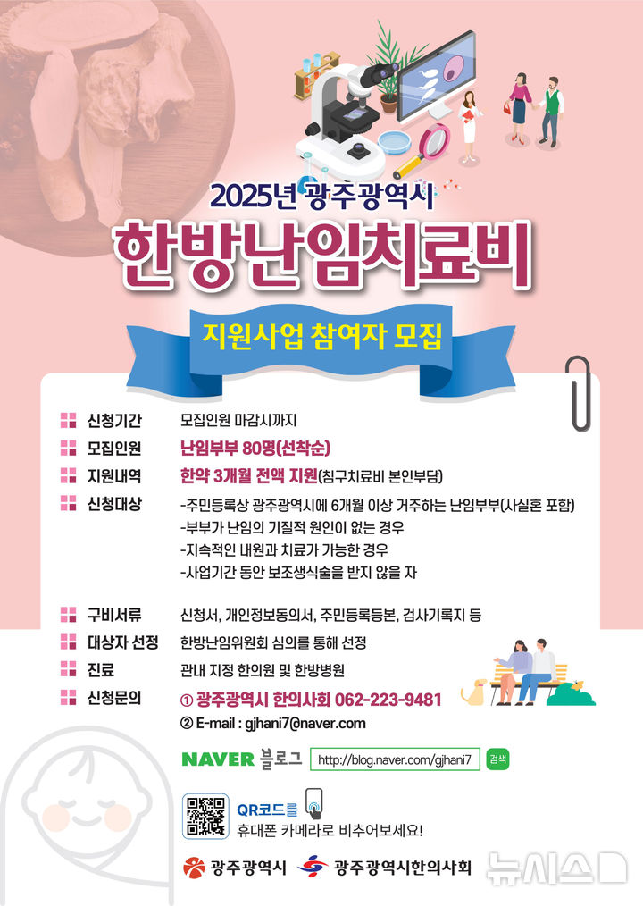 [광주=뉴시스] 광주시 한방난임치료비 지원. (사진=광주시청 제공). photo@newsis.com *재판매 및 DB 금지