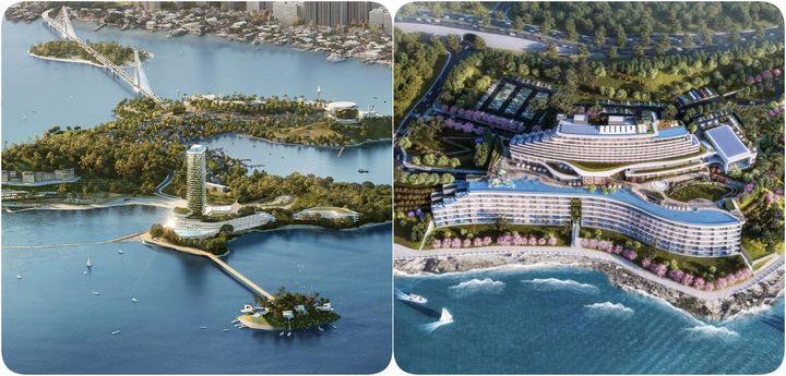 여수 경도 해양관광단지 호텔과 화양지구 힐앤테라스 조감도. (사진=전남도 제공) *재판매 및 DB 금지