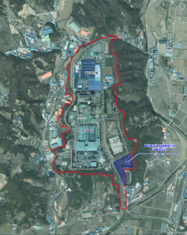 [청주=뉴시스] 충북 청주시 현도산업단지 내 재활용선별센터 예정지. (사진=청주시 제공) photo@newsis.com *재판매 및 DB 금지