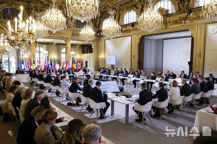 [AP/뉴시스] 파리 '의지의 연합' 정상회의 