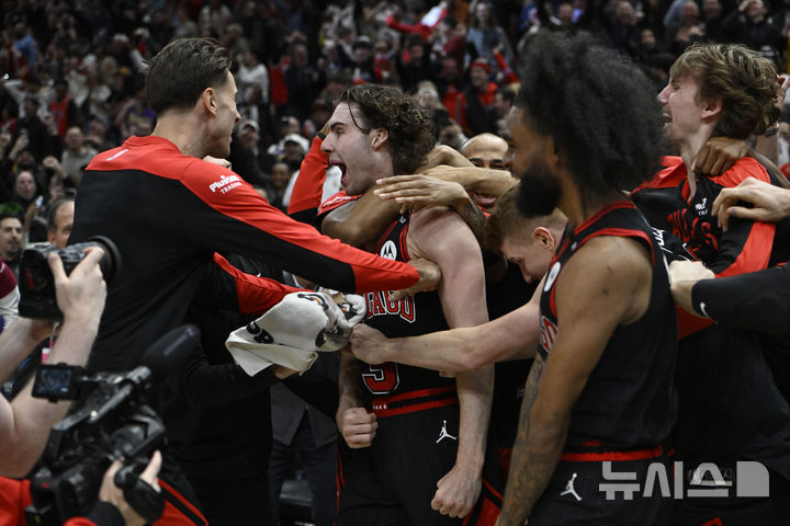 [시카고=AP/뉴시스] 미국프로농구(NBA) 시카고 불스의 조시 기디. 2025.03.27.