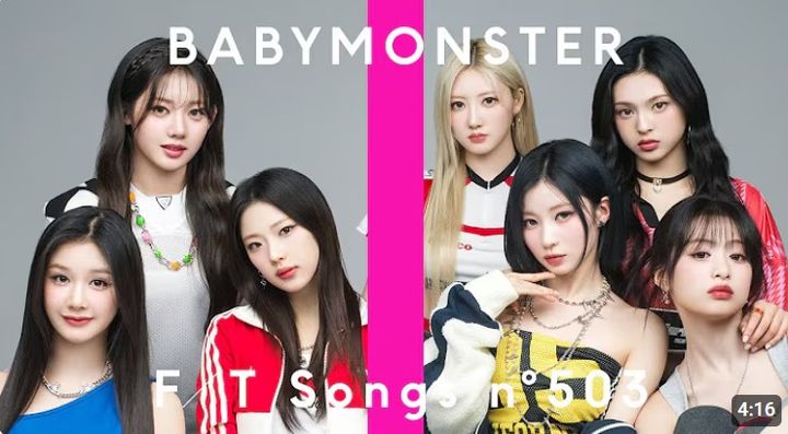 [서울=뉴시스] '더 퍼스트 테이크' 베이비 몬스터. (사진 = 유튜브 채널 캡처) 2025.03.28. photo@newsis.com *재판매 및 DB 금지