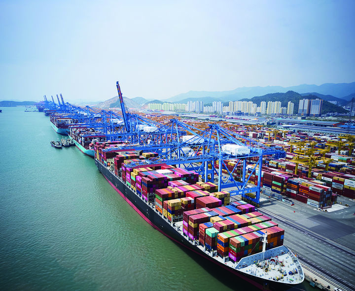 [부산=뉴시스] 부산항 신항 전경 (사진=부산항만공사 제공) photo@newsis.com *재판매 및 DB 금지