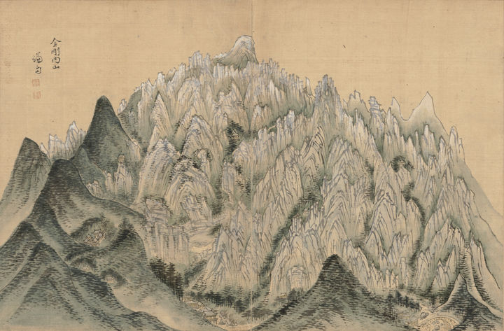 겸재 정선 금강내산(해악전신첩). 사진=호암미술관 제공. *재판매 및 DB 금지