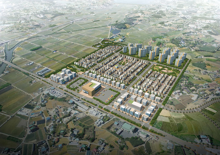 [서산=뉴시스] 서산 수석지구 도시개발사업 조감도. (사진=서산시 제공) 2025.03.31. photo@newsis.com *재판매 및 DB 금지