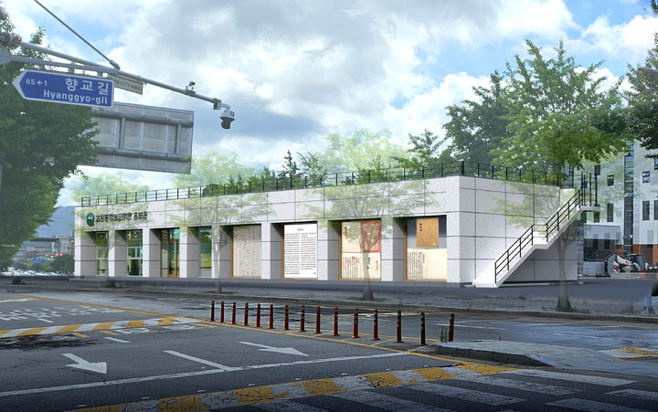 [고창=뉴시스] 고창군이 고향사랑기부금을 통해 건립을 추진 중인 동학농민혁명홍보관 조감도. *재판매 및 DB 금지