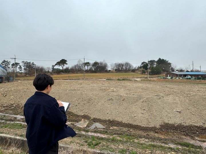 농지 개량행위에 대한 현장 점검 (사진=김제시 제공) *재판매 및 DB 금지