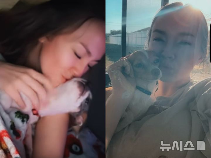 [서울=뉴시스] '개 엄마'라는 이름으로 소셜미디어(SNS)에 반려견과의 일상을 공유하는 미국의 여성 인플루언서가 반려견을 성적으로 학대하는 모습을 촬영해 공유한 혐의로 경찰에 붙잡혔다. (사진=로건 구민스키 인스타그램 캡처)