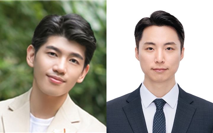 성균관대 반도체융합공학과 유재영 교수 연구팀이 미국 노스웨스턴대학교 존 로저스 교수 연구팀의 하경호 박사와의 공동 연구를 통해 피부 부착형 무선 전방향 촉각 자극(햅틱) 인터페이스 기술을 개발했다. 성균관대 반도체융합공학과 유재영 교수(왼쪽), 미국 노스웨스턴대학교 하경호 박사. (사진=성균관대 제공) *재판매 및 DB 금지