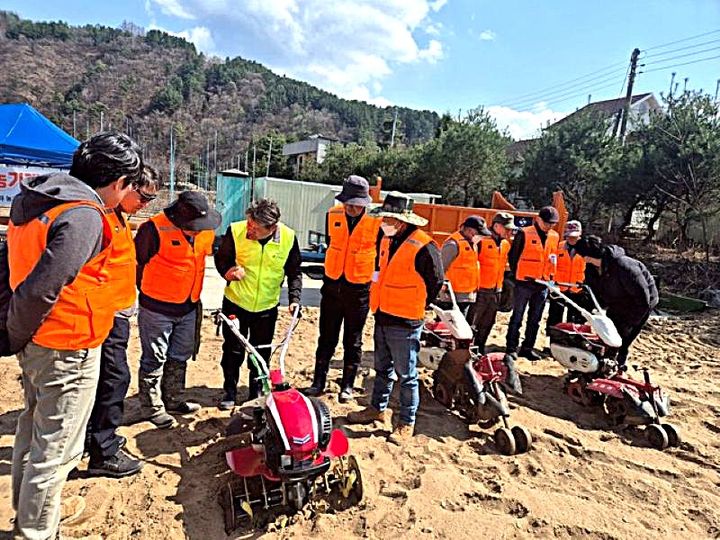 농업인 소형농기계 실습교육. *재판매 및 DB 금지