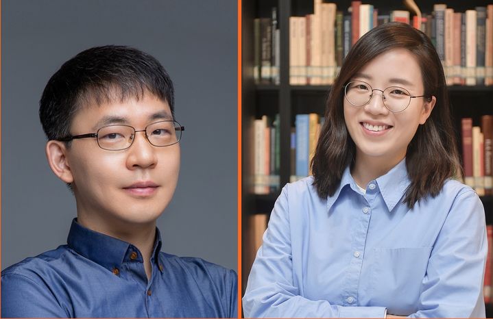 [대전=뉴시스] KAIST 전기및전자공학부 윤영규(왼쪽) 교수와 바이오및뇌공학과 신우정 교수.(사진=KAST 제공) *재판매 및 DB 금지