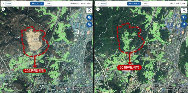 [세종=뉴시스] '팜맵' 누리집 비교 이력조회 서비스 화면. (사진=농림축산식품부 제공) *재판매 및 DB 금지