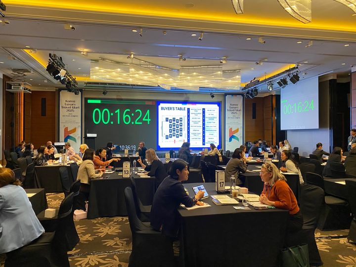  '2025 럭셔리 관광 트래블 마트' 현장 *재판매 및 DB 금지