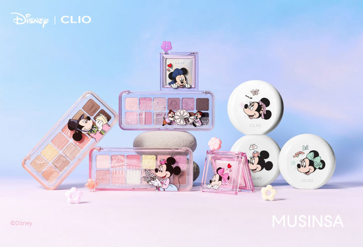[서울=뉴시스] 무신사 뷰티는 최근 월트디즈니 컴퍼니 코리아(디즈니코리아)와 메이크업 브랜드 클리오(CLIO)의 협업 제품을 단독 출시한다. (사진=무신사 제공)  *재판매 및 DB 금지