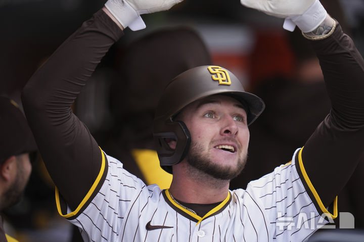 [샌디에이고=AP/뉴시스] 메이저리그(MLB) 샌디에이고 파드리스의 잭슨 메릴. 2025.04.03