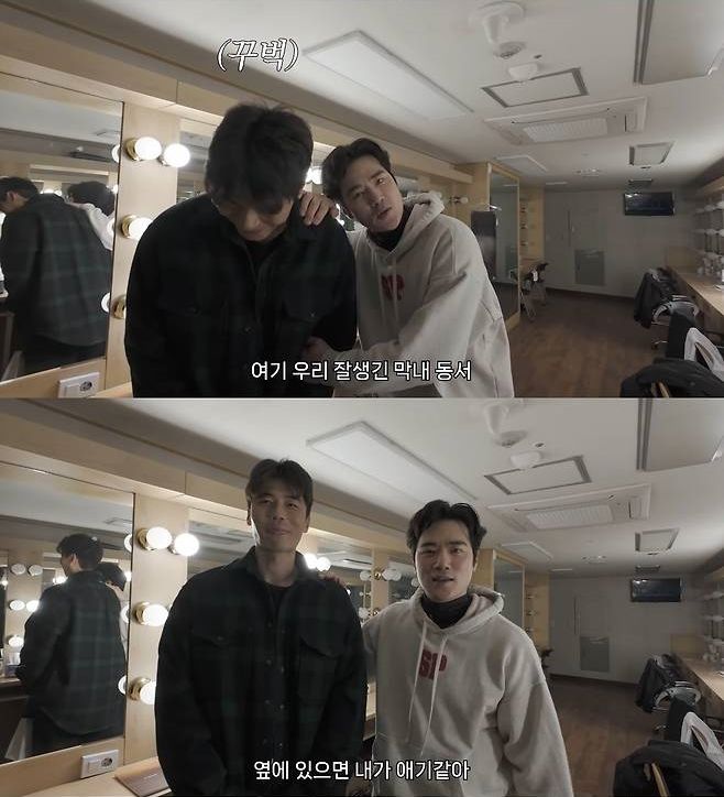 [서울=뉴시스] 기성용(왼쪽)·김강우 (사진=유튜브 캡처) 2025.04.03. photo@newsis.com *재판매 및 DB 금지