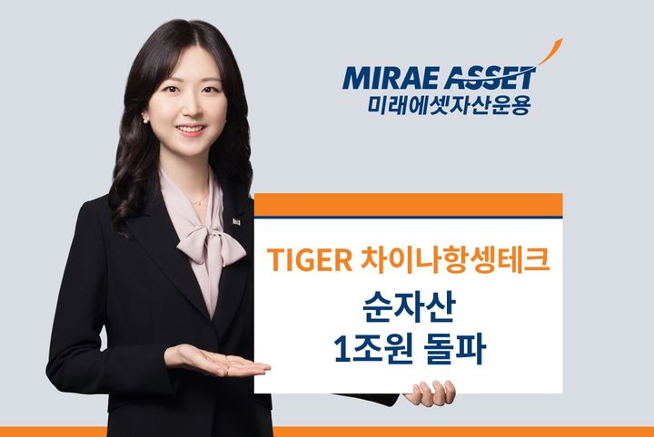 미래에셋, 'TIGER 차이나항셍테크 ETF' 순자산 1조 넘어 