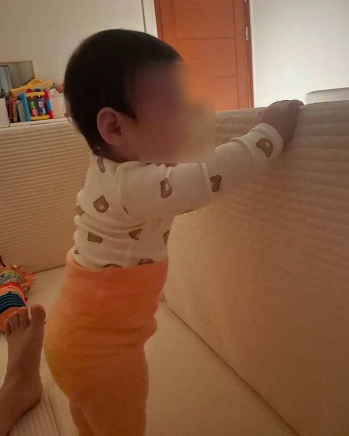 [서울=뉴시스] 개그맨 강재준이 3일 본인 인스타그램에 아들 사진을 올렸다. (사진=강재준 인스타그램 캡처) 2025.04.03. photo@newsis.com *재판매 및 DB 금지