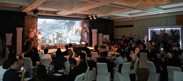 [서울=뉴시스] 카카오게임즈는 3일 태국에서 '오딘: 발할라 라이징' 쇼케이스를 열었다. (사진=카카오게임즈 제공) *재판매 및 DB 금지