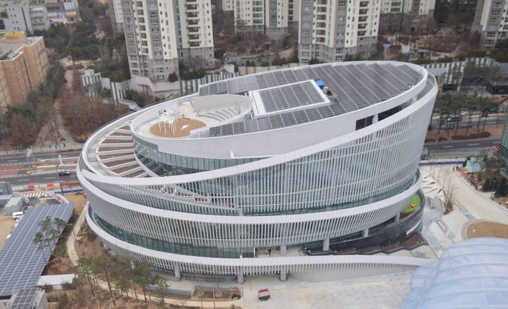 [수원=뉴시스] 올해 10월 개관 예정인 경기도서관. (사진=경기도 제공) 2025.04.05. photo@newsis.com *재판매 및 DB 금지