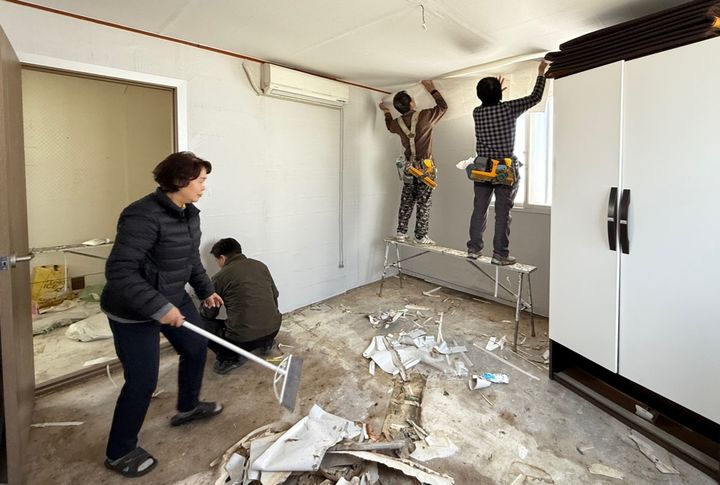 [대전=뉴시스] 대전시는 노후화된 여성노숙인 응급잠자리에 대한 전면 개보수 공사를 완료했다. (사진=대전시 제공) 2025.04.03. photo@newsis.com *재판매 및 DB 금지