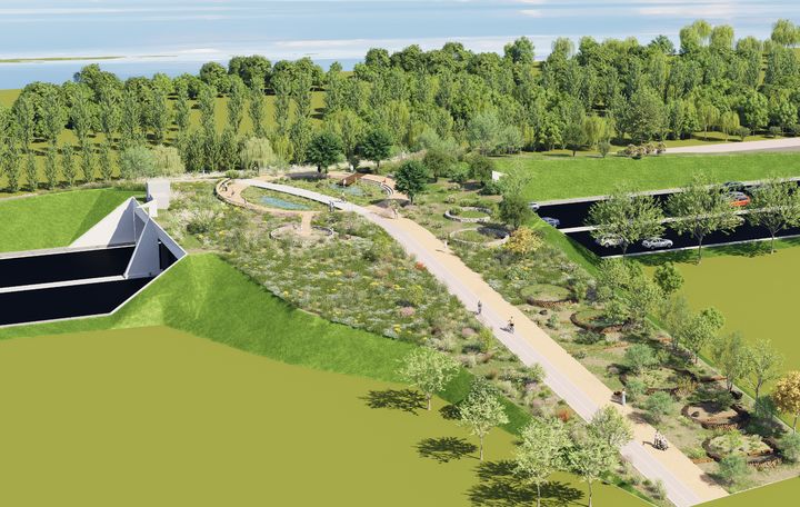 [서울=뉴시스] 암사초록길 조감도. 2025.04.04 (사진 제공=서울시) photo@newsis.com *재판매 및 DB 금지