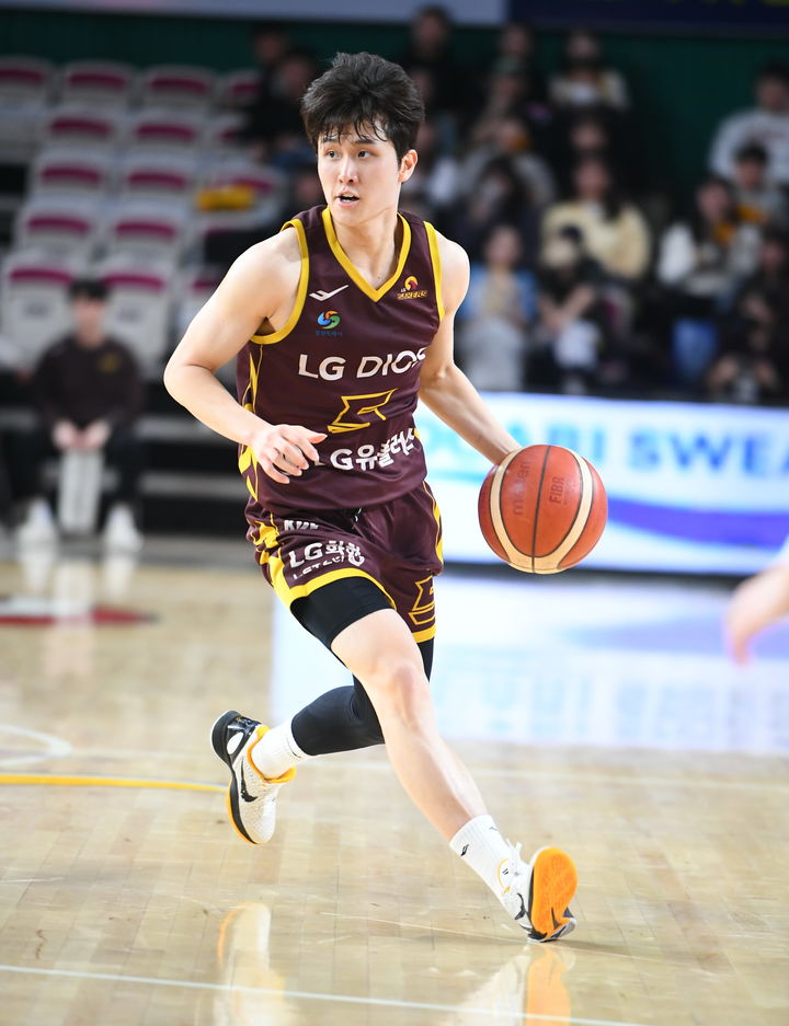 [서울=뉴시스] 프로농구 창원 LG의 양준석. (사진=KBL 제공) *재판매 및 DB 금지