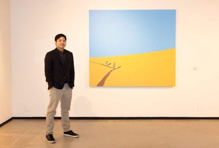 '꿈’ 섹션에 작품을 선보인 태국 젊은 작가 차야퐁 짜루왓 *재판매 및 DB 금지