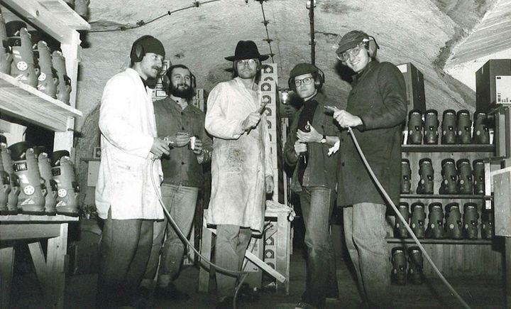 [서울=뉴시스] 다이나핏 스키 부츠의 바인딩을 최초 발명한 프리츠 바르텔(Fritz Barthel) 모습 (사진=다이나핏 제공) *재판매 및 DB 금지