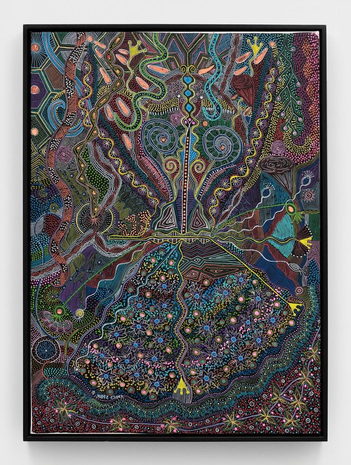 자이더 에스벨, 'Sem título'(2019) © Jaider Esbell /글래드스톤 서울 제공 *재판매 및 DB 금지