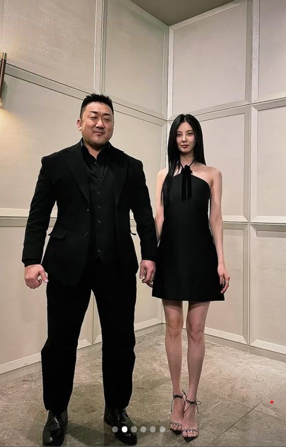 [서울=뉴시스] 마동석, 서현. (사진=서현 인스타그램 캡처) 2025.04.05. photo@newsis.com&nbsp; *재판매 및 DB 금지