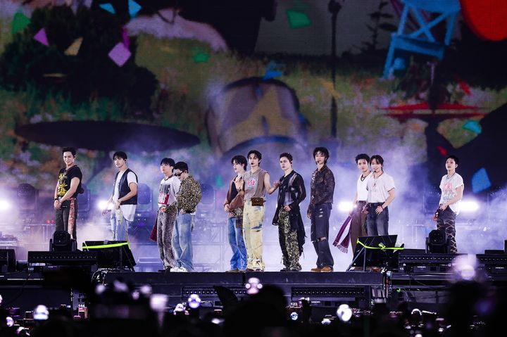 [서울=뉴시스] 세븐틴 멕시코 '테카테 팔 노르테 2025' 헤드라이너 현장. (사진 = 플레디스 엔터테인먼트 제공) 2025.04.06. photo@newsis.com *재판매 및 DB 금지