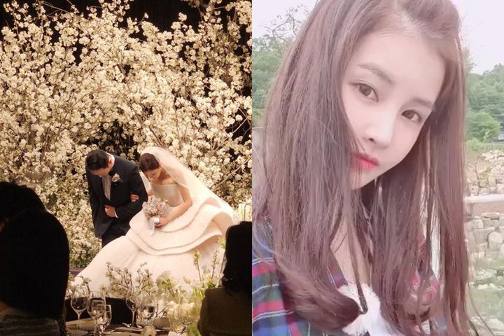 [서울=뉴시스] 효민 결혼식 사진(왼쪽)·전보람 (사진=인스타그램 캡처) 2025.04.07. photo@newsis.com *재판매 및 DB 금지