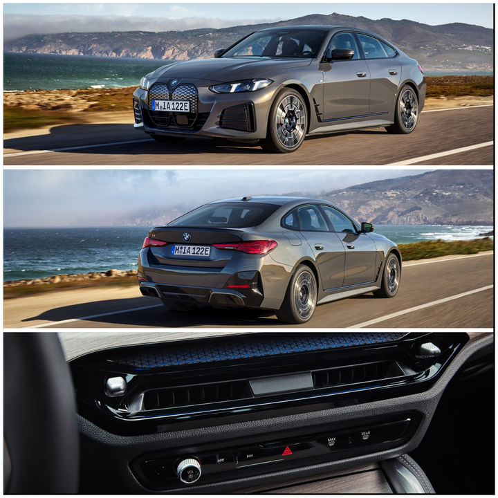 [서울=뉴시스] BMW 코리아가 7일 국내 출시한 프리미엄 순수전기 그란 쿠페 '뉴 i4 eDrive40' 모습. (사진=BMW 코리아 제공) 2025.04.07 photo@newsis.com *재판매 및 DB 금지