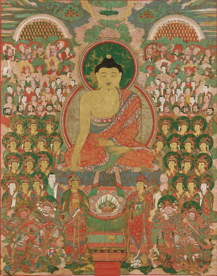 [서울=뉴시스] 합천 해인사 영산회상도 (사진=불교중앙박물관 제공) 2025.04.08. photo@newsis.com *재판매 및 DB 금지