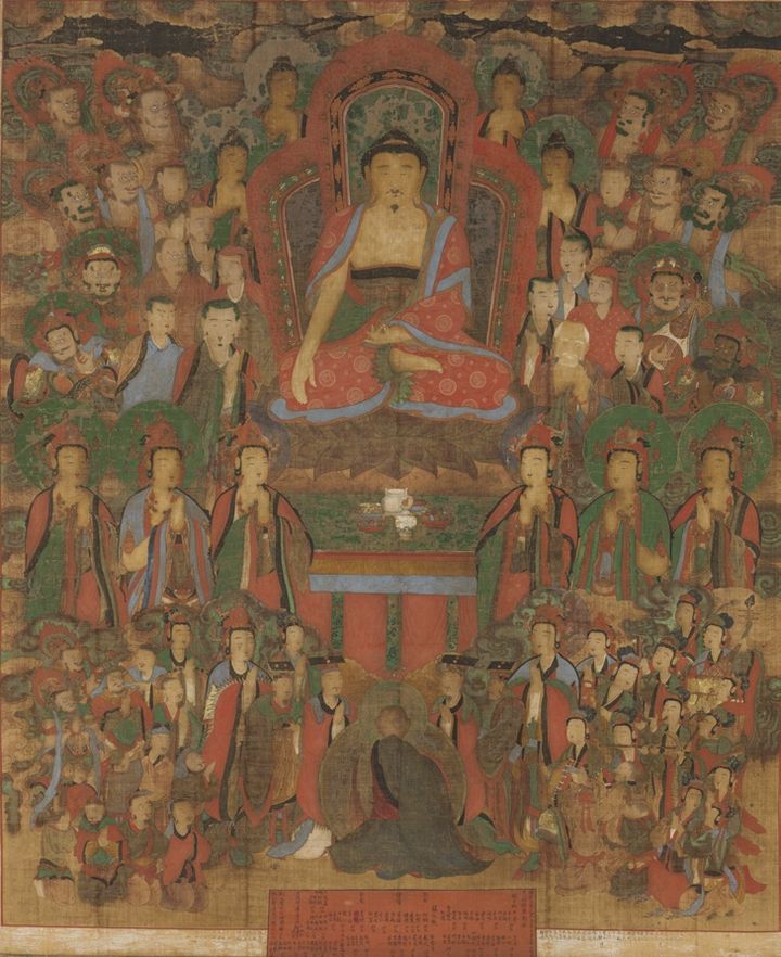 [서울=뉴시스] 순천 해인사 영산회상도 (사진=불교중앙박물관 제공) 2025.04.08. photo@newsis.com *재판매 및 DB 금지