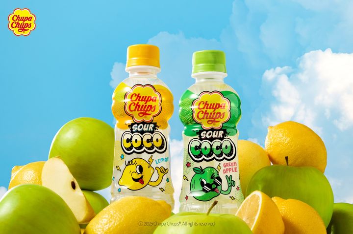 농심 츄파춥스 사우어코코 레몬맛·청사과맛(사진=농심 제공) *재판매 및 DB 금지