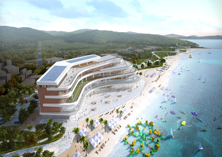 [보성=뉴시스] 보성 율포해양복합센터 조감도. (조감도 = 보성군 제공). 2025.04.08. photo@newsis.com *재판매 및 DB 금지