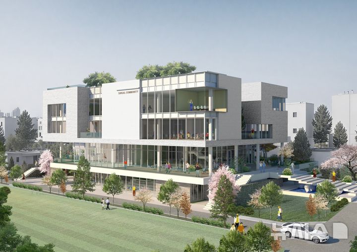 [용인=뉴시스]신갈오거리 도시재생 공유플랫폼 조감도(사진=용인도시공사 제공)