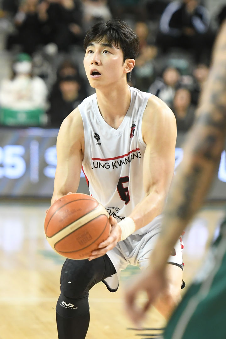 [서울=뉴시스] 프로농구 안양 정관장의 박지훈. (사진=KBL 제공) *재판매 및 DB 금지