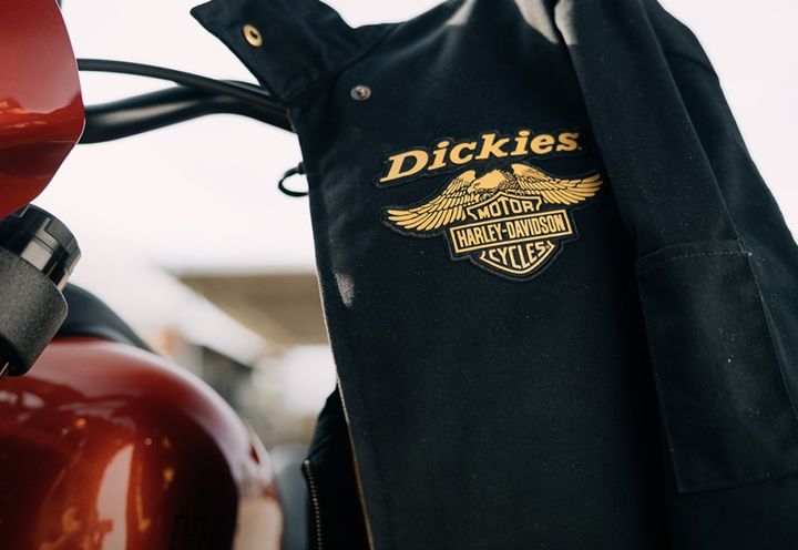 [서울=뉴시스] 무신사의 브랜드 비즈니스 전문 자회사 무신사 트레이딩(MUSINSA TRADING)이 전개하는 글로벌 워크웨어 브랜드 디키즈(Dickies)가 모터사이클 브랜드 할리데이비슨(Harley-Davidson)과 협업 컬렉션을 선보인다고 9일 밝혔다. (사진=무신사 제공) *재판매 및 DB 금지