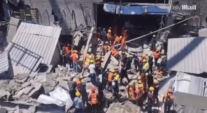 [서울=뉴시스] 도미니카공화국 수도 산토도밍고 유명 나이트클럽 지붕이 무너져 주지사, 전 메이저리그 선수 등 최소 79명이 사망했다.(사진=데일리메일) *재판매 및 DB 금지