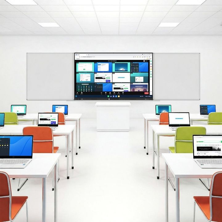 웨일북 전자칠판의 연동. (사진=폴라리스오피스그룹) *재판매 및 DB 금지