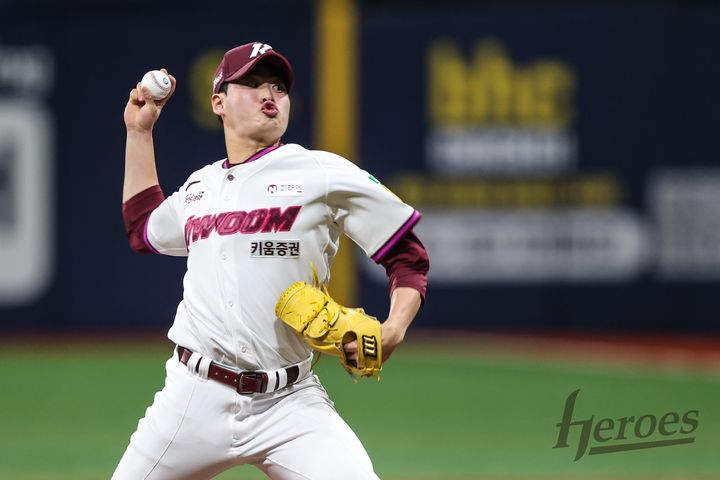 [서울=뉴시스] 프로야구 키움 히어로즈의 윤현. (사진 = 키움 히어로즈 제공) *재판매 및 DB 금지