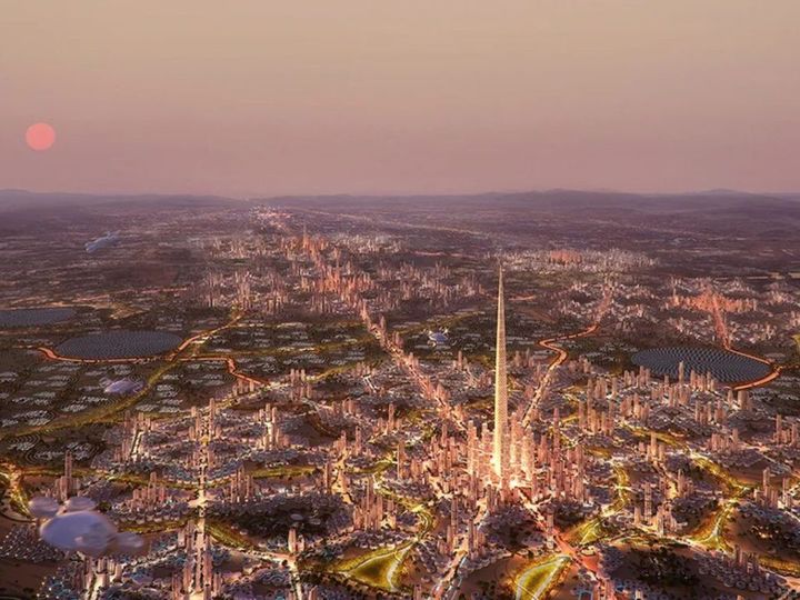 [뉴시스]사우디아라비아가 2000m 높이의 마천루 '더 라이즈 타워'(The Rise Tower)를 건설한다는 계획이다. (사진=rise) 2025.4.10 *재판매 및 DB 금지