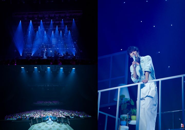 [서울=뉴시스] 그룹 '아스트로' 윤산하가 9일 일본 KT 제프 요코하마에서 단독 콘서트 '사나잇 프로젝트 #2-만남'을 개최했다. (사진=판타지오 제공) 2025.04.10 photo@newsis.com *재판매 및 DB 금지