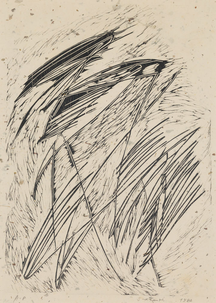 자연 Nature, 1982, 종이에 목판 woodcut print on paper, 72x51.5cm. 사진=성곡미술관 제공. *재판매 및 DB 금지